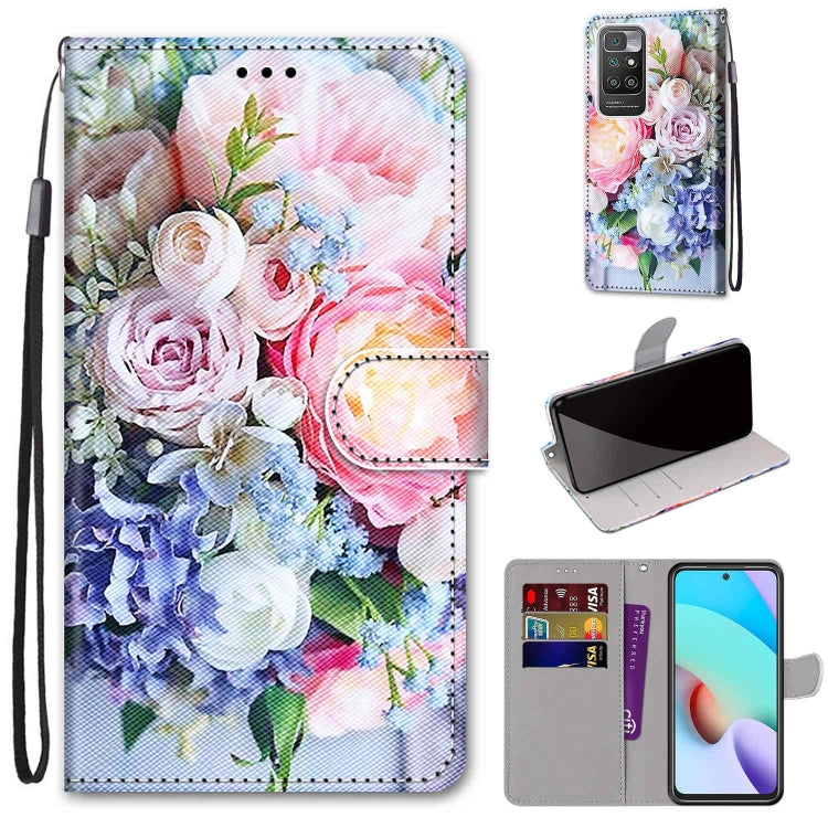 Coloured Drawing Cross Texture Horizontal Flip PU Leather Case with Holder & Card Slots & Wallet & Lanyard