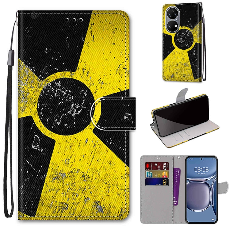 Coloured Drawing Cross Texture Horizontal Flip PU Leather Case with Holder & Card Slots & Wallet & Lanyard