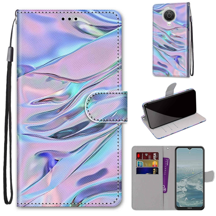 Coloured Drawing Cross Texture Horizontal Flip PU Leather Case with Holder & Card Slots & Wallet & Lanyard