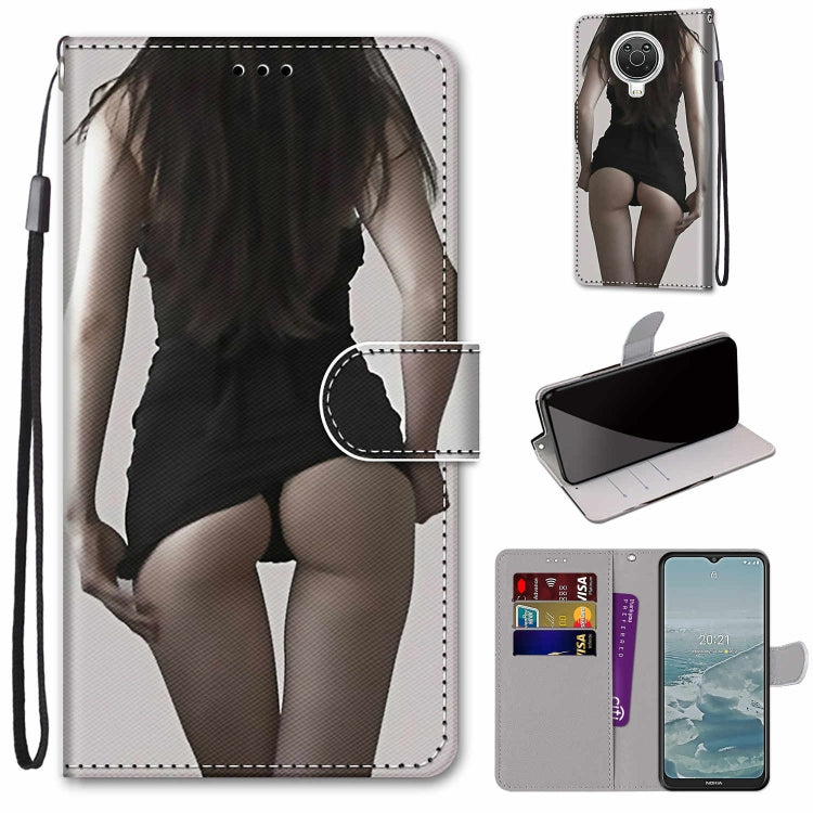 Coloured Drawing Cross Texture Horizontal Flip PU Leather Case with Holder & Card Slots & Wallet & Lanyard