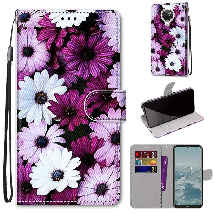 Coloured Drawing Cross Texture Horizontal Flip PU Leather Case with Holder & Card Slots & Wallet & Lanyard