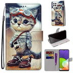 Coloured Drawing Cross Texture Horizontal Flip PU Leather Case with Holder & Card Slots & Wallet & Lanyard