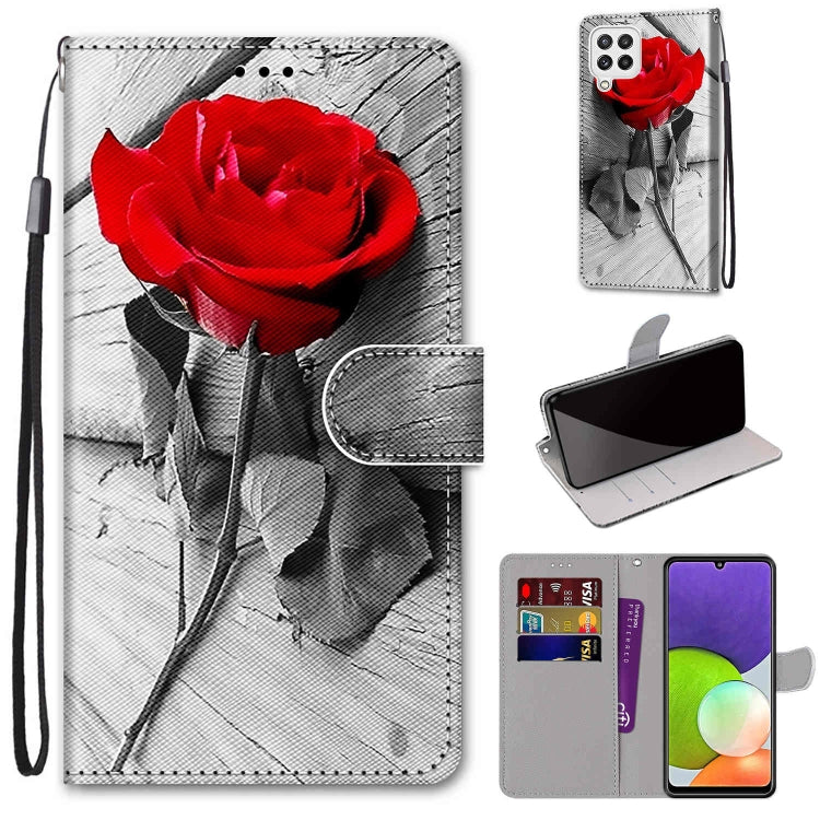 Coloured Drawing Cross Texture Horizontal Flip PU Leather Case with Holder & Card Slots & Wallet & Lanyard
