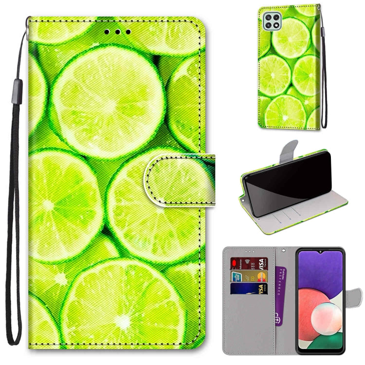 Coloured Drawing Cross Texture Horizontal Flip PU Leather Case with Holder & Card Slots & Wallet & Lanyard