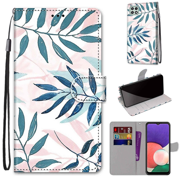 Coloured Drawing Cross Texture Horizontal Flip PU Leather Case with Holder & Card Slots & Wallet & Lanyard