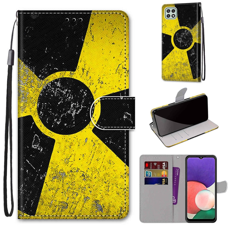 Coloured Drawing Cross Texture Horizontal Flip PU Leather Case with Holder & Card Slots & Wallet & Lanyard