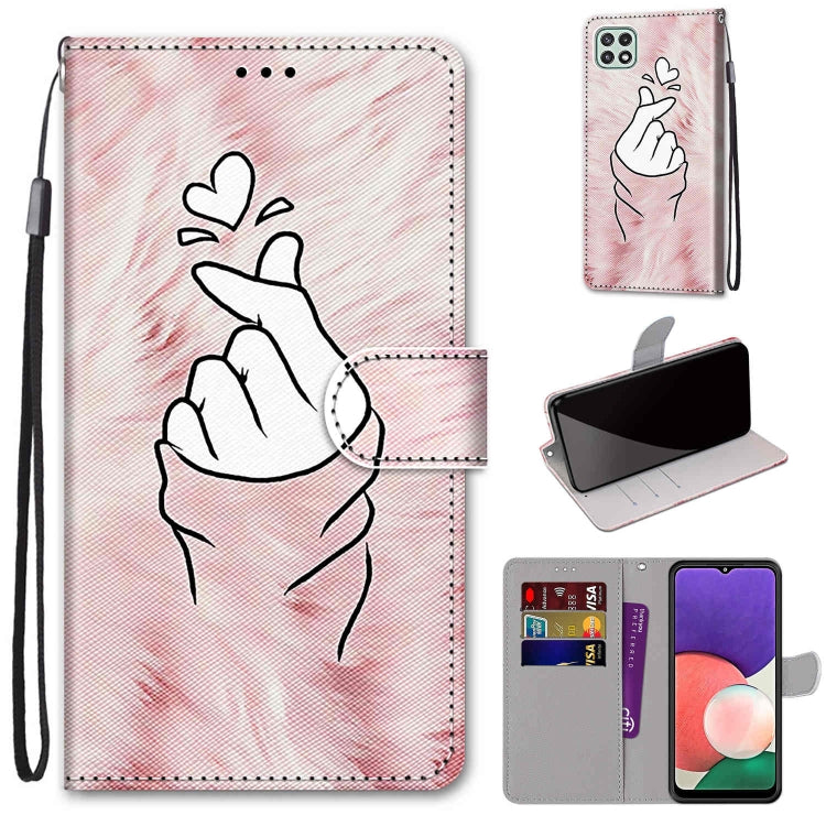Coloured Drawing Cross Texture Horizontal Flip PU Leather Case with Holder & Card Slots & Wallet & Lanyard