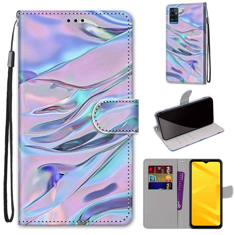 Coloured Drawing Cross Texture Horizontal Flip PU Leather Case with Holder & Card Slots & Wallet & Lanyard
