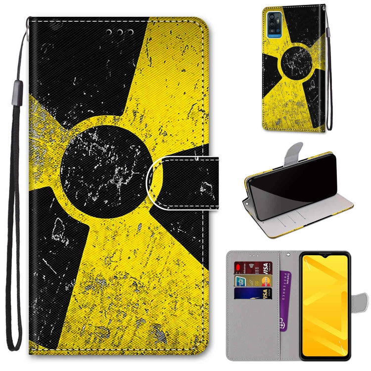 Coloured Drawing Cross Texture Horizontal Flip PU Leather Case with Holder & Card Slots & Wallet & Lanyard