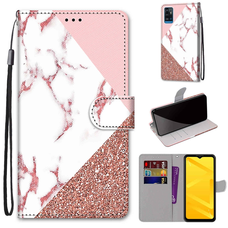 Coloured Drawing Cross Texture Horizontal Flip PU Leather Case with Holder & Card Slots & Wallet & Lanyard