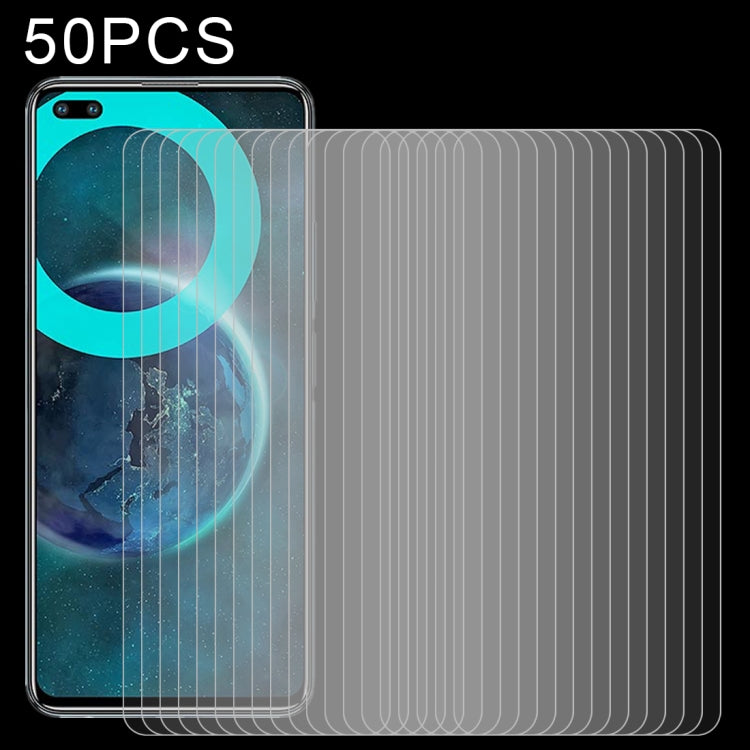 50 PCS 0.26mm 9H 2.5D Tempered Glass Film