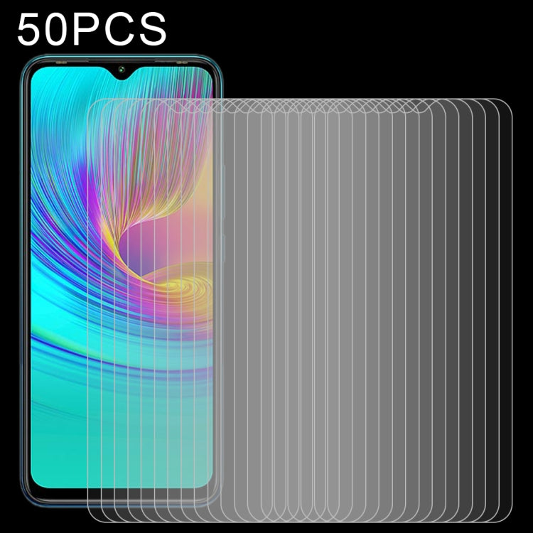 50 PCS 0.26mm 9H 2.5D Tempered Glass Film