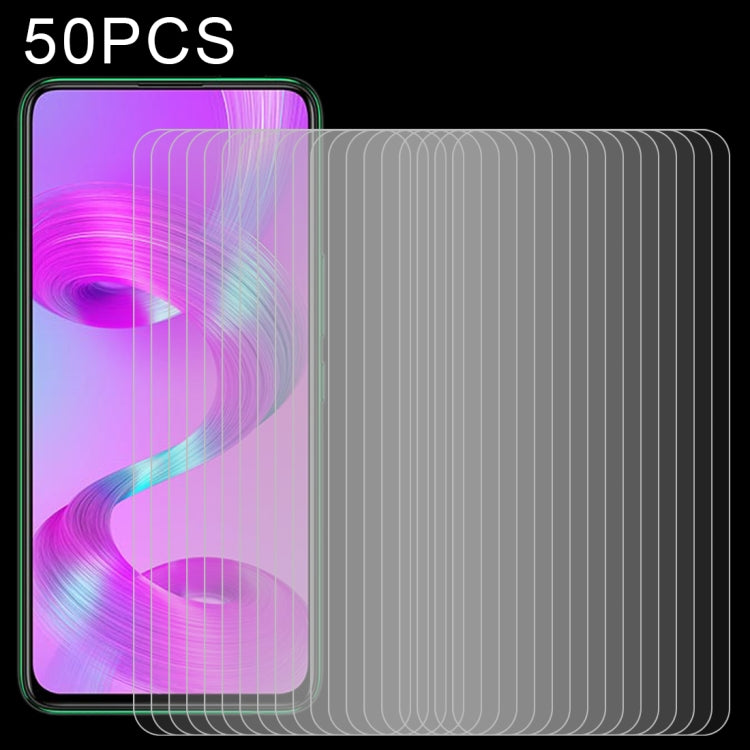 50 PCS 0.26mm 9H 2.5D Tempered Glass Film