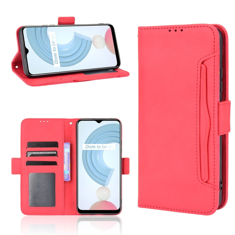 Skin Feel Calf Pattern Horizontal Flip Leather Case with Holder & Card Slots & Photo Frame
