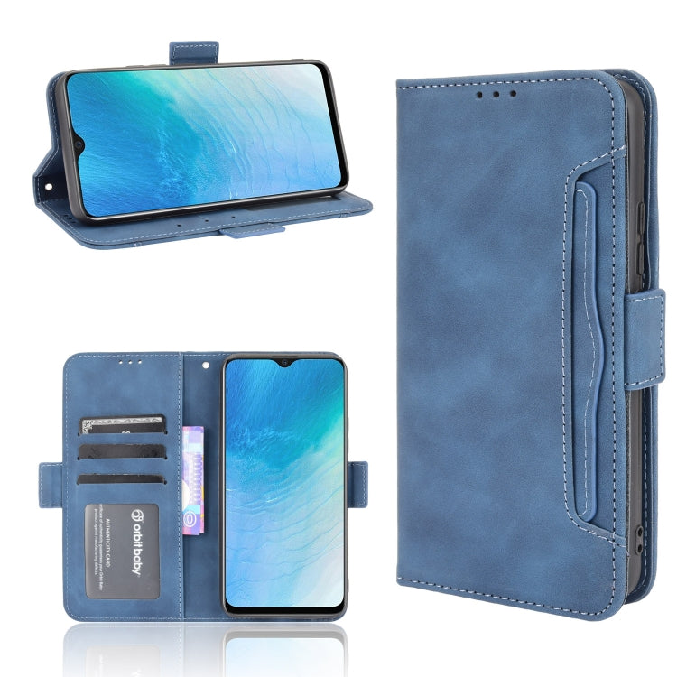 Skin Feel Calf Pattern Horizontal Flip Leather Case with Holder & Card Slots & Photo Frame