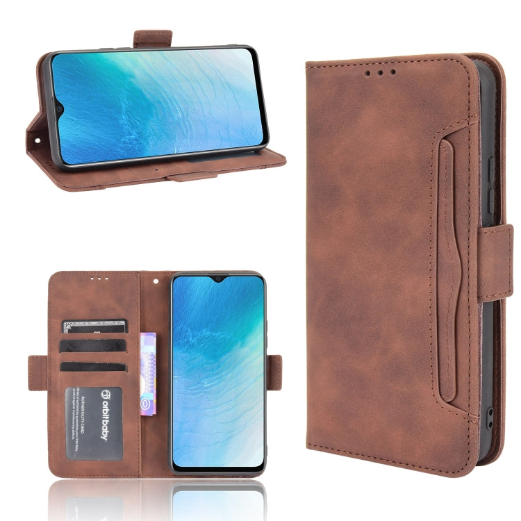 Skin Feel Calf Pattern Horizontal Flip Leather Case with Holder & Card Slots & Photo Frame