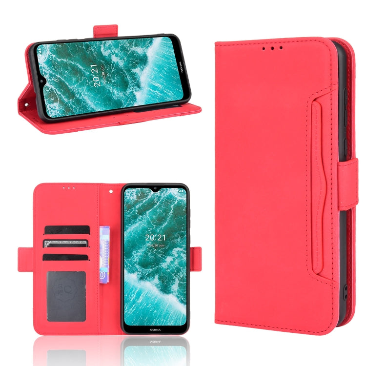 Skin Feel Calf Pattern Horizontal Flip Leather Case with Holder & Card Slots & Photo Frame