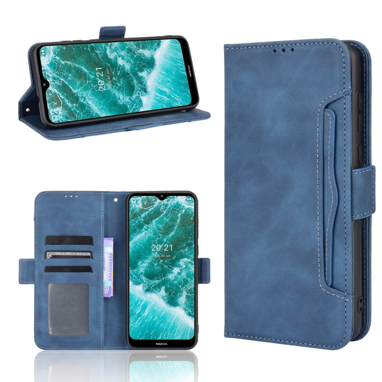 Skin Feel Calf Pattern Horizontal Flip Leather Case with Holder & Card Slots & Photo Frame