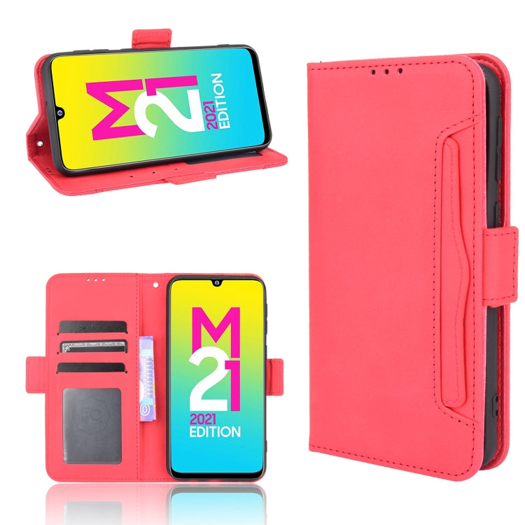 Skin Feel Calf Pattern Horizontal Flip Leather Case with Holder & Card Slots & Photo Frame