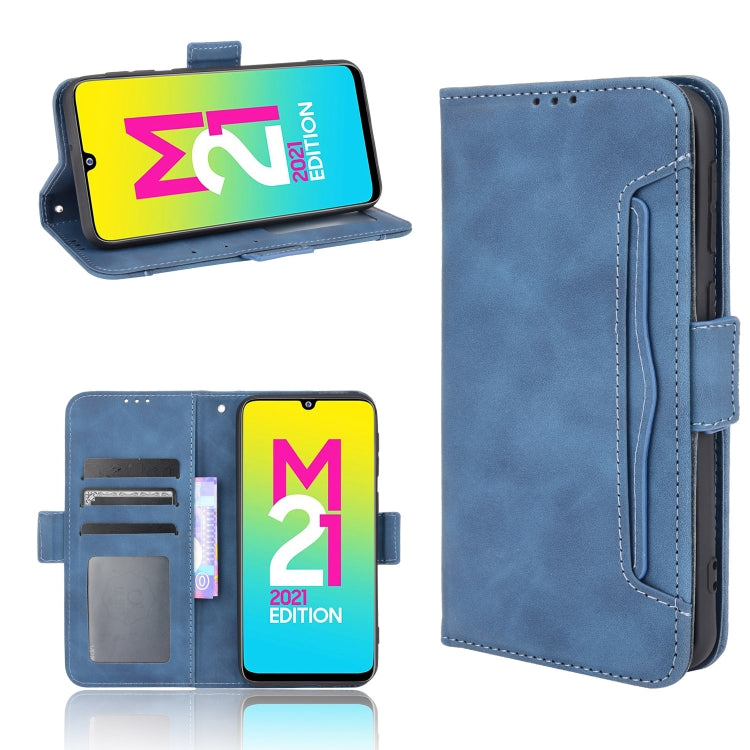 Skin Feel Calf Pattern Horizontal Flip Leather Case with Holder & Card Slots & Photo Frame