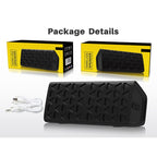 NewRixing NR-3021 TWS Hollow Triangle Pattern Bluetooth Speaker — view 11