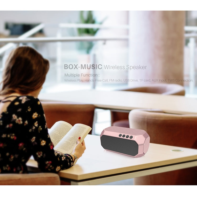 NewRixing NR-4000 TWS Mesh Polygon Music Box Concept Bluetooth Speaker