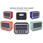New Rixing NR-102 Mini TWS Bluetooth Speaker — NR-102 (Light Green)