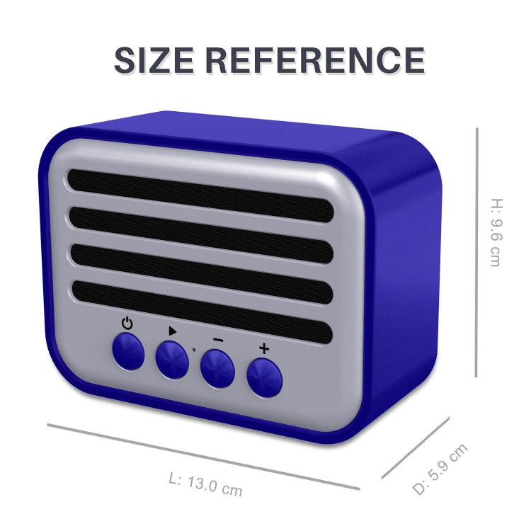 New Rixing NR-102 Mini TWS Bluetooth Speaker — Orange