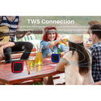 New Rixing NR-103 Mini TWS Bluetooth Speaker with Lanyard