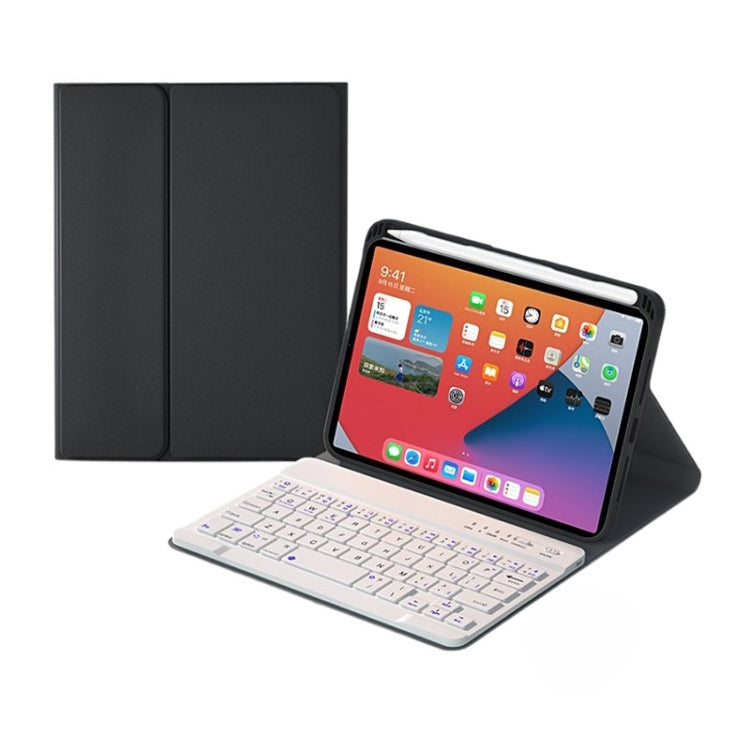 HK006 Square Keys Detachable Bluetooth Keyboard Leather Case with Holder for iPad mini 6