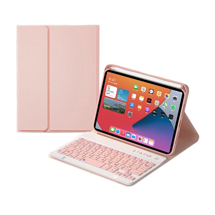 HK006 Square Keys Detachable Bluetooth Keyboard Leather Case with Holder for iPad mini 6