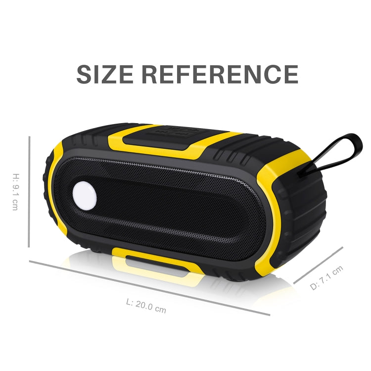 NewRixing NR-5016 Outdoor Splash-proof Water Bluetooth Speaker, Support Hands-free Call / TF Card / FM / U Disk