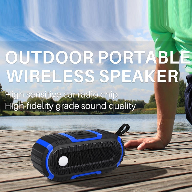 NewRixing NR-5016 Outdoor Splash-proof Water Bluetooth Speaker, Support Hands-free Call / TF Card / FM / U Disk