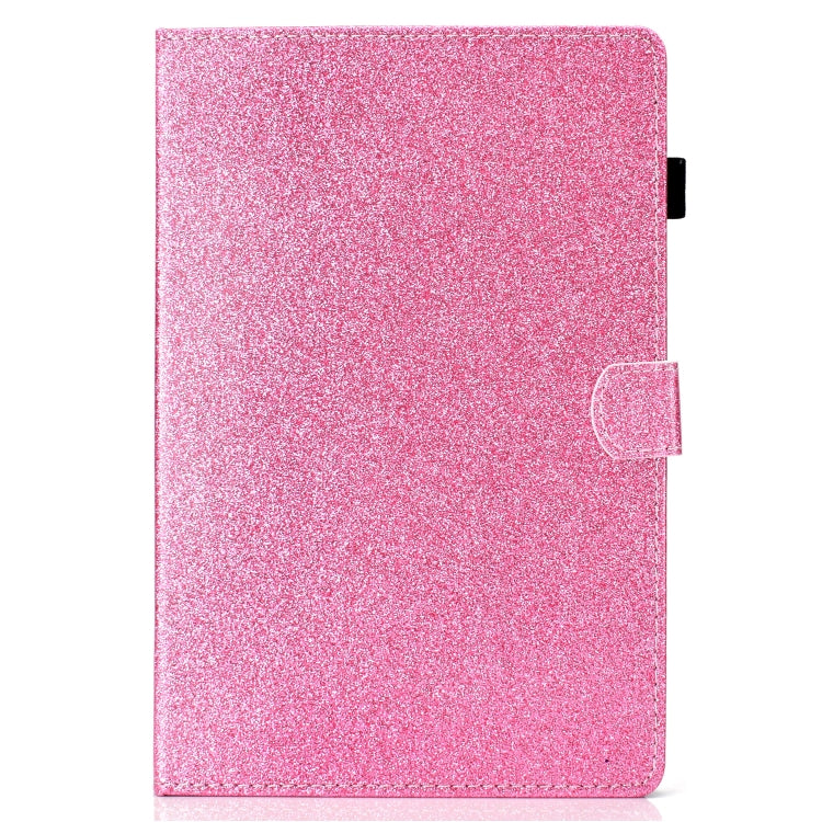 Varnish Glitter Powder Horizontal Flip Leather Case with Holder & Card Slot