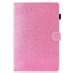 Varnish Glitter Powder Horizontal Flip Leather Case with Holder & Card Slot