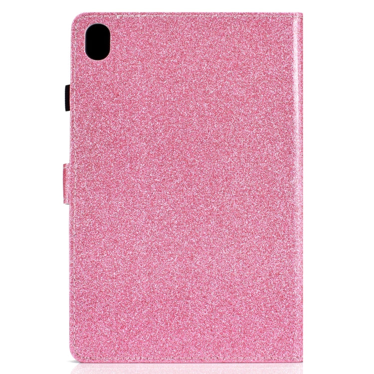 Varnish Glitter Powder Horizontal Flip Leather Case with Holder & Card Slot