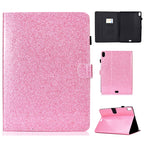 Varnish Glitter Powder Horizontal Flip Leather Case with Holder & Card Slot