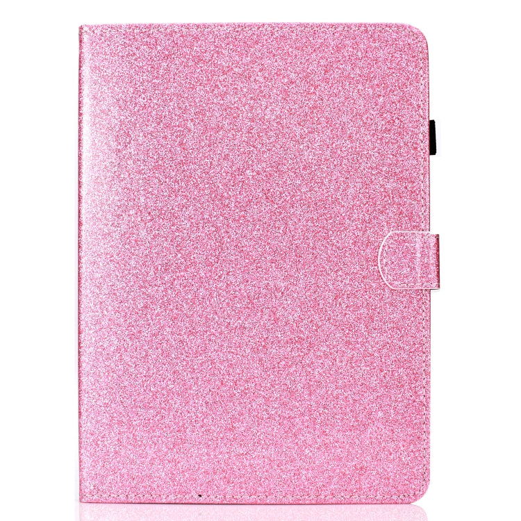 Varnish Glitter Powder Horizontal Flip Leather Case with Holder & Card Slot