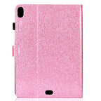 Varnish Glitter Powder Horizontal Flip Leather Case with Holder & Card Slot
