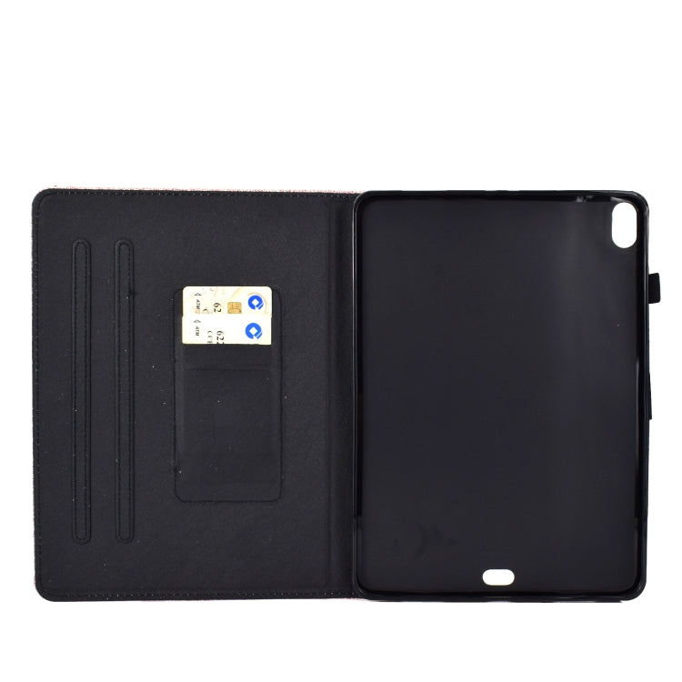 Varnish Glitter Powder Horizontal Flip Leather Case with Holder & Card Slot