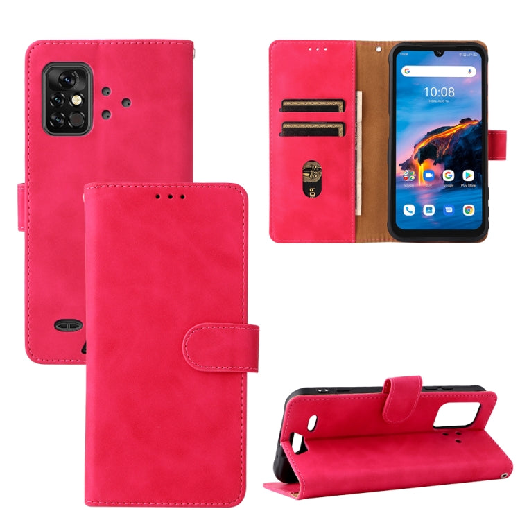 Solid Color Skin Feel Magnetic Buckle Horizontal Flip Calf Texture PU Leather Case with Holder & Card Slots & Wallet, For Doogee S59 / S59 Pro