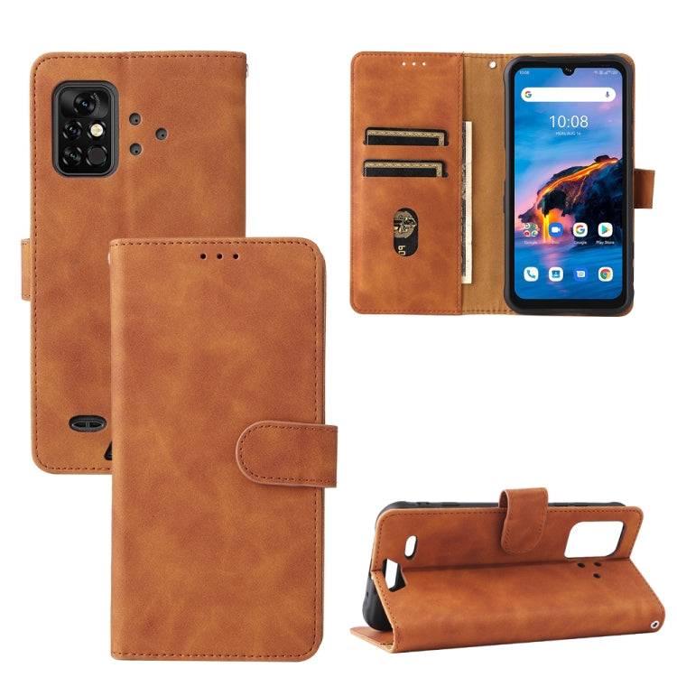 Solid Color Skin Feel Magnetic Buckle Horizontal Flip Calf Texture PU Leather Case with Holder & Card Slots & Wallet, For Doogee S59 / S59 Pro
