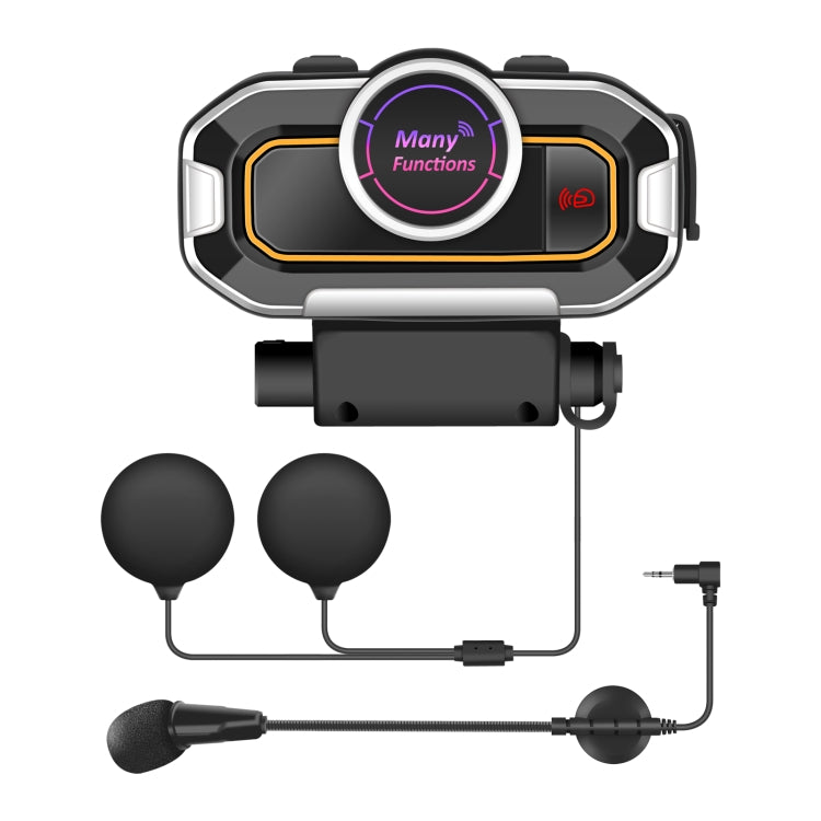 V9 Pro Motorcycle Helmet Bluetooth Walkie-talkie Support FM