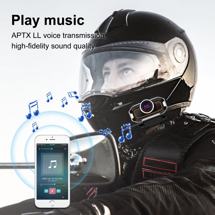 V9 Pro Motorcycle Helmet Bluetooth Walkie-talkie Support FM