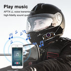V9 Pro Motorcycle Helmet Bluetooth Walkie-talkie Support FM