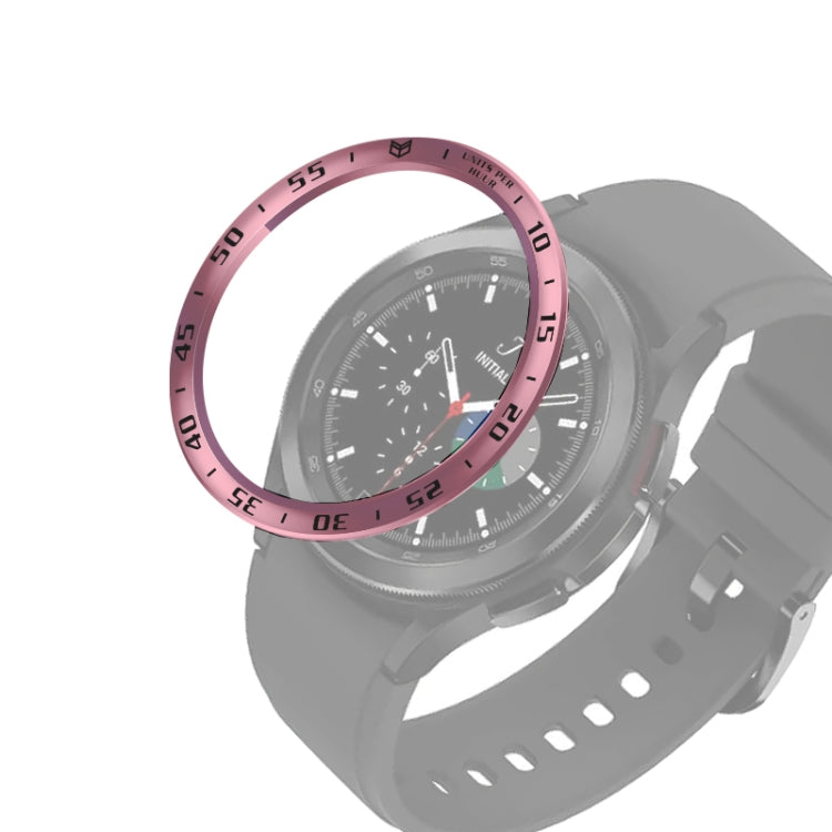 Smart Watch Steel Bezel Ring, A Version — Silver Ring Black Letter