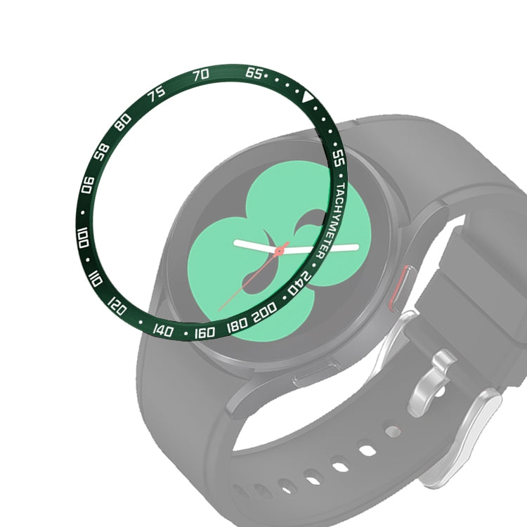 Smart Watch Steel Bezel Ring, E Version — Rose Gold Ring White Letter