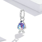 S925 Sterling Silver Fantasy Fish Pendant DIY Bracelet Necklace Accessories