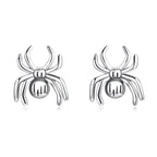 S925 Sterling Silver Eight-legged Spider Ear Studs Women Earrings