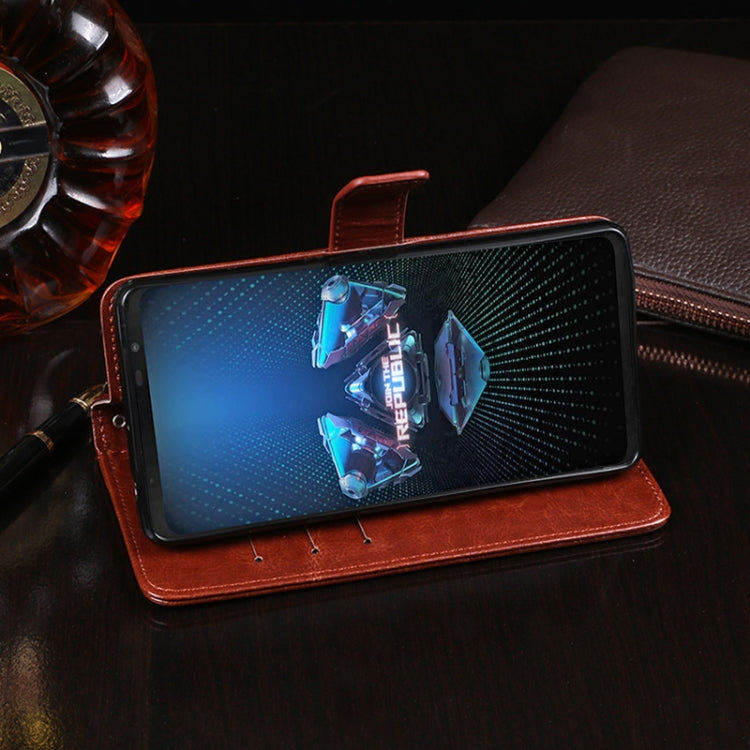 idewei Crazy Horse Texture Horizontal Flip Leather Case with Holder & Card Slots & Wallet